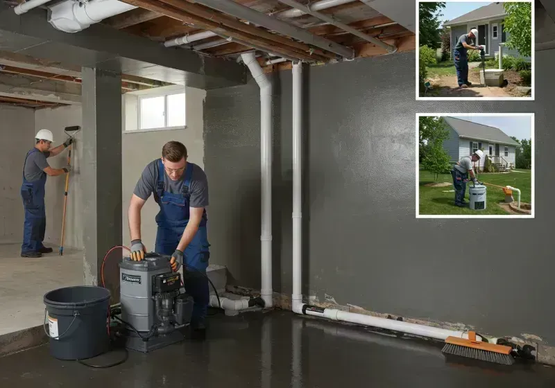 Basement Waterproofing and Flood Prevention process in Solomons, MD